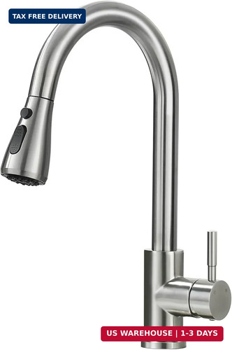 Kitchen faucet with - pull, down