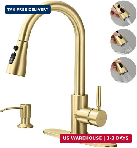 Gold kitchen faucets - kitchen,